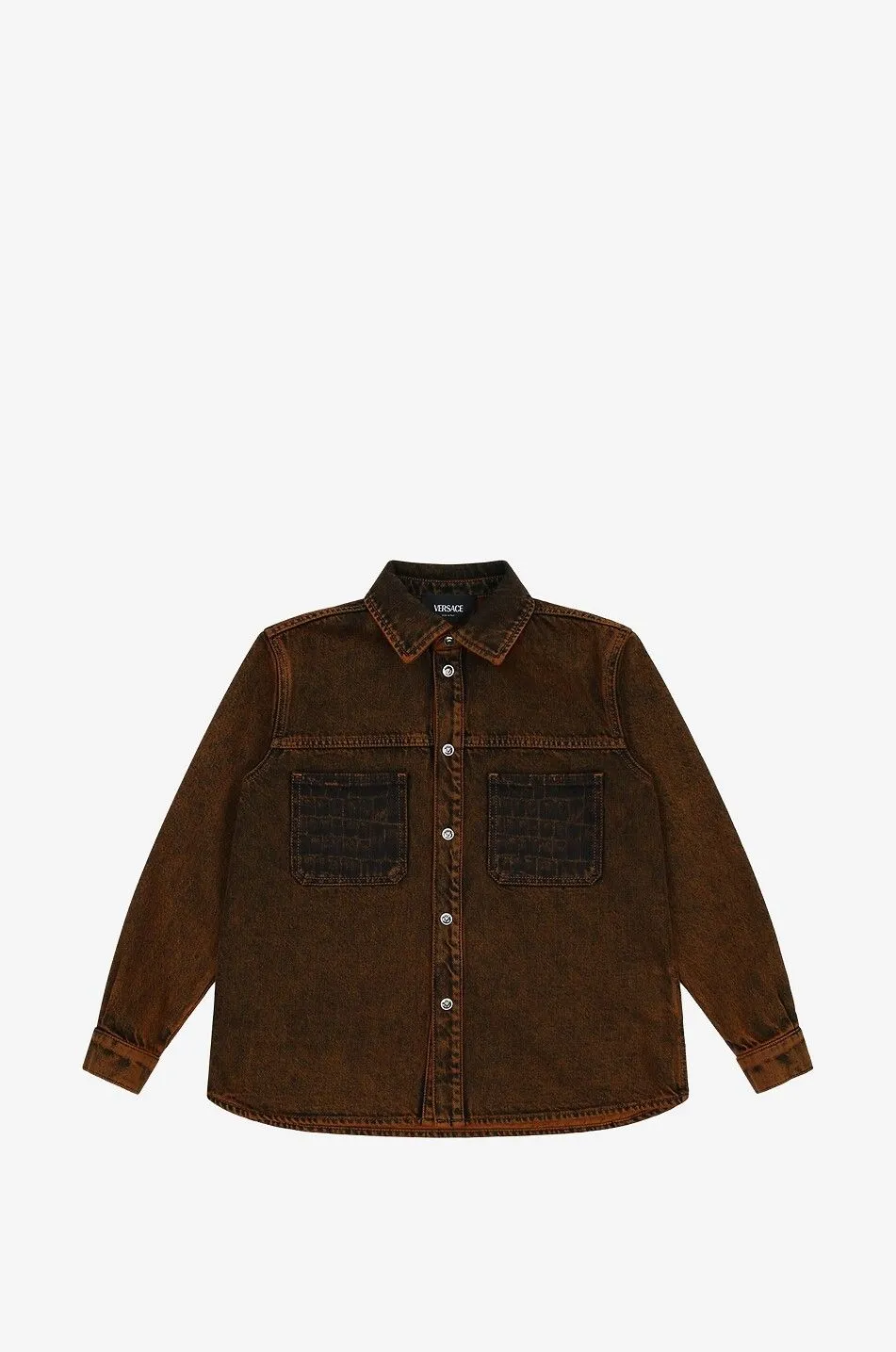 Veste chemise garçon en denim Coccodrillo
