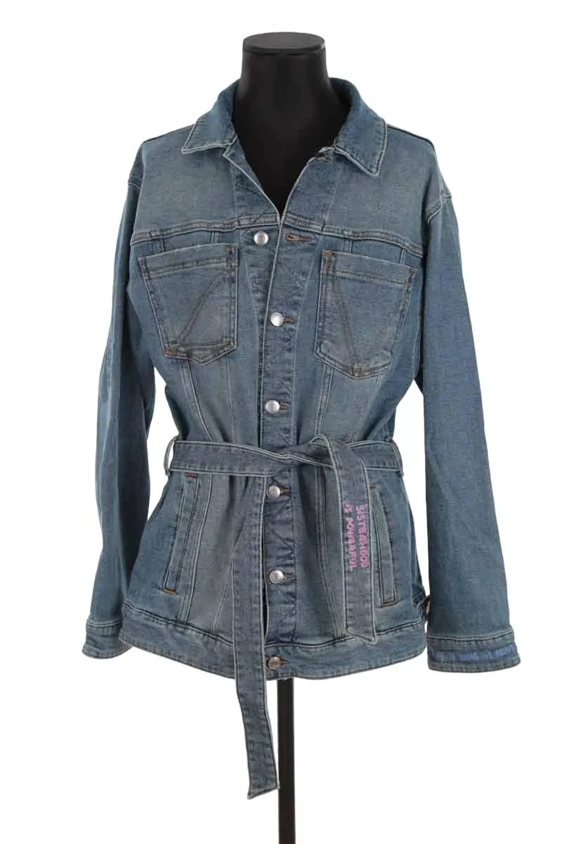 Veste en coton  Zadig & Voltaire Kiome bleu. Matière principale coton. Taille 40.