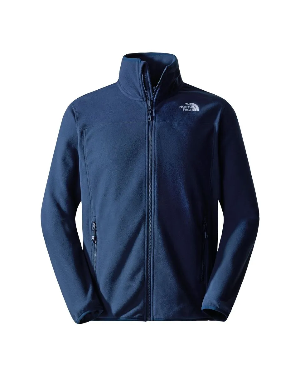 Veste zip manches longues Homme M 100 GLACIER FULL ZIP - EU Bleu