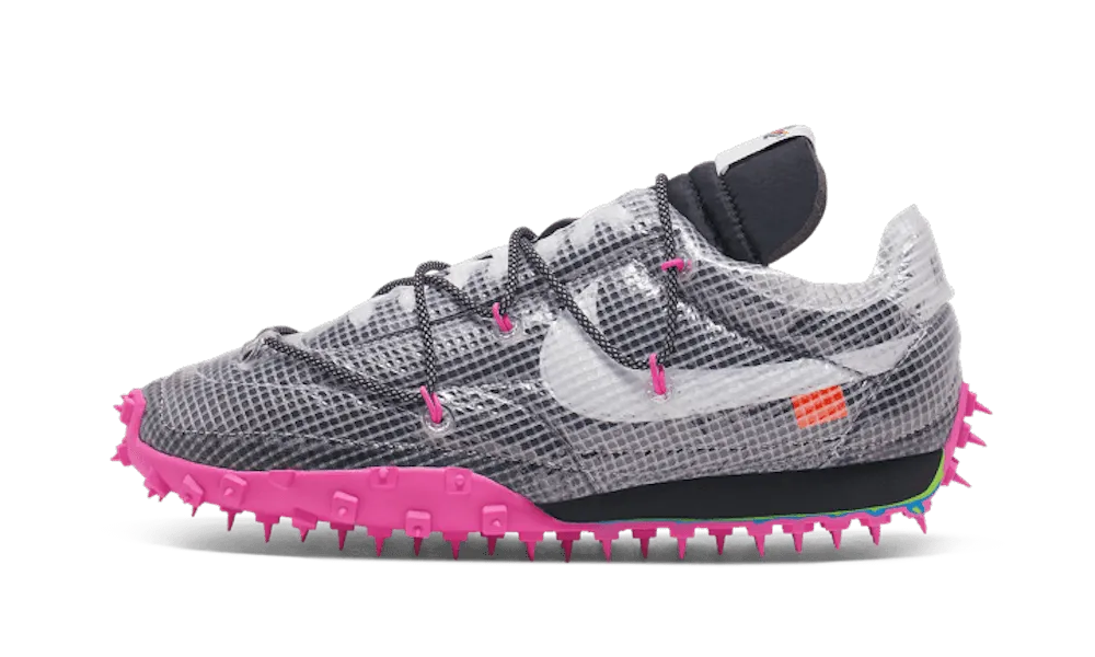 Waffle Racer Off-White Black Fuchsia