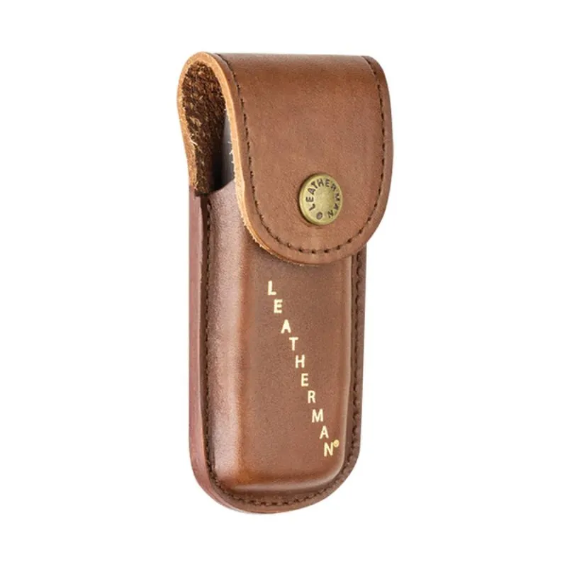 Étui en cuir Héritage marron large - Leatherman
